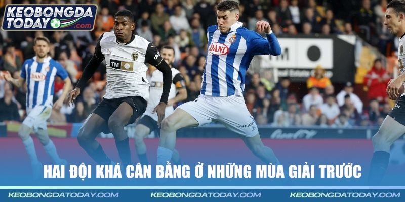 Hai đội khá cân bằng ở những mùa giải trước