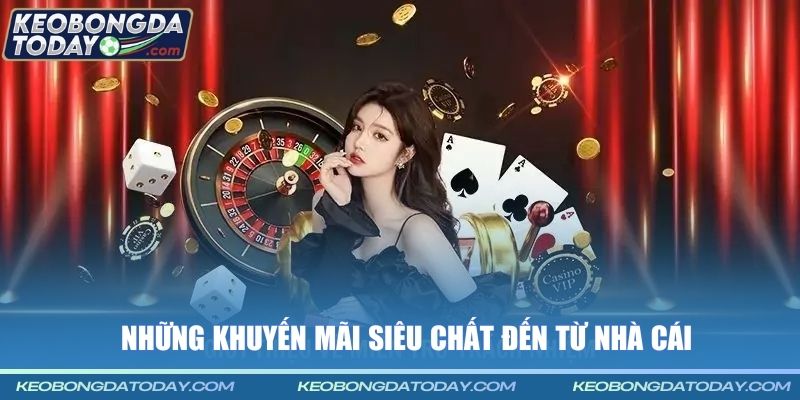 Những khuyến mãi siêu chất đến từ nhà cái