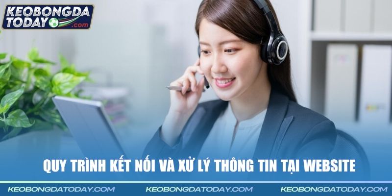 Quy trình kết nối và xử lý thông tin tại website