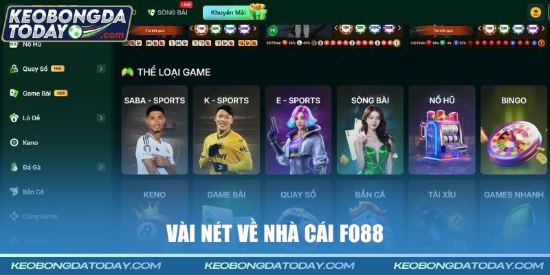 Vài nét về nhà cái FO88